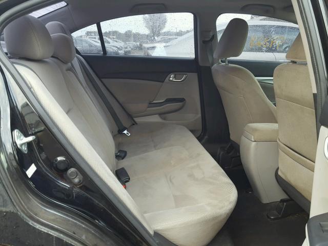 2HGFB2F80DH536754 - 2013 HONDA CIVIC EX 黑色 照片 6