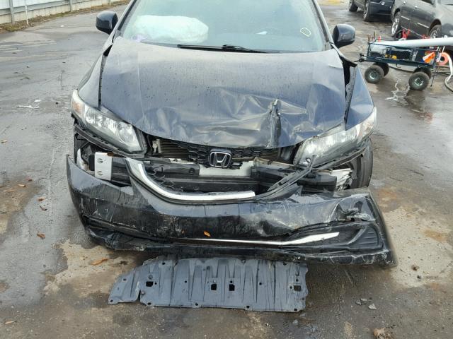 2HGFB2F80DH536754 - 2013 HONDA CIVIC EX BLACK photo 9