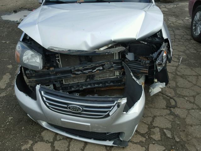 KNAFE221495650363 - 2009 KIA SPECTRA EX SILVER photo 7