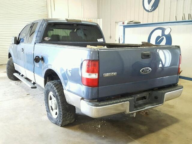 1FTRX12W74NB53591 - 2004 FORD F150 BLUE photo 3