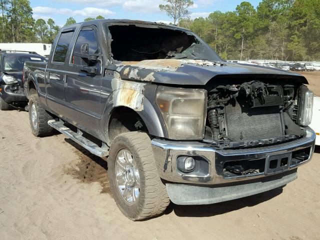 1FT7W2B68DEA21746 - 2013 FORD F250 SUPER GRAY photo 1