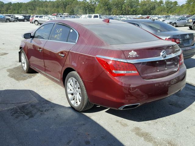 1G4GB5G30GF192500 - 2016 BUICK LACROSSE MAROON photo 3