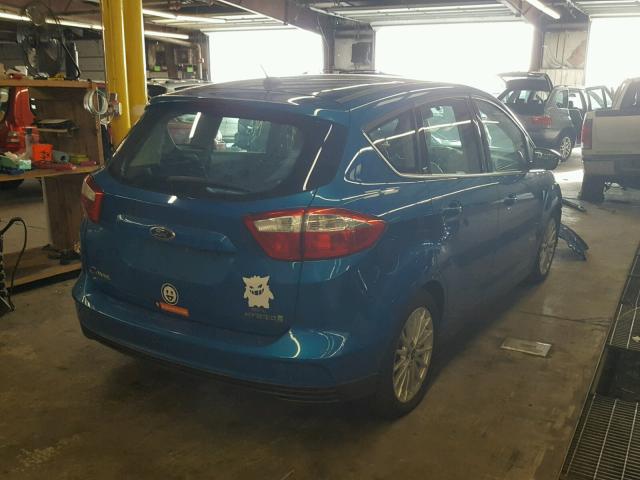 1FADP5BU3DL510492 - 2013 FORD C-MAX SEL BLUE photo 4