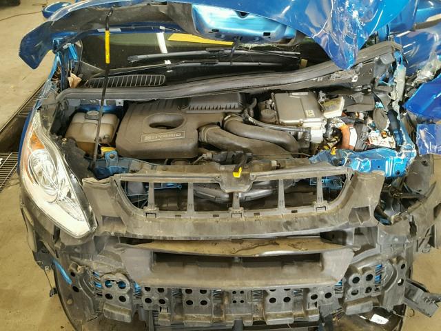 1FADP5BU3DL510492 - 2013 FORD C-MAX SEL BLUE photo 7