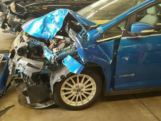 1FADP5BU3DL510492 - 2013 FORD C-MAX SEL BLUE photo 9