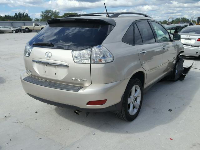 2T2HK31U28C077594 - 2008 LEXUS RX 350 GOLD photo 4