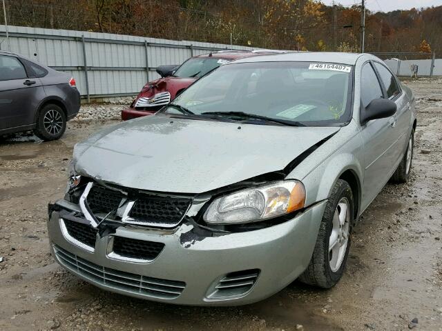 1B3EL46X76N155473 - 2006 DODGE STRATUS SX GREEN photo 2