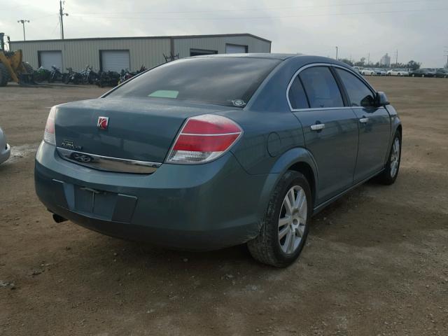 1G8ZV57B49F183744 - 2009 SATURN AURA XR BLUE photo 4