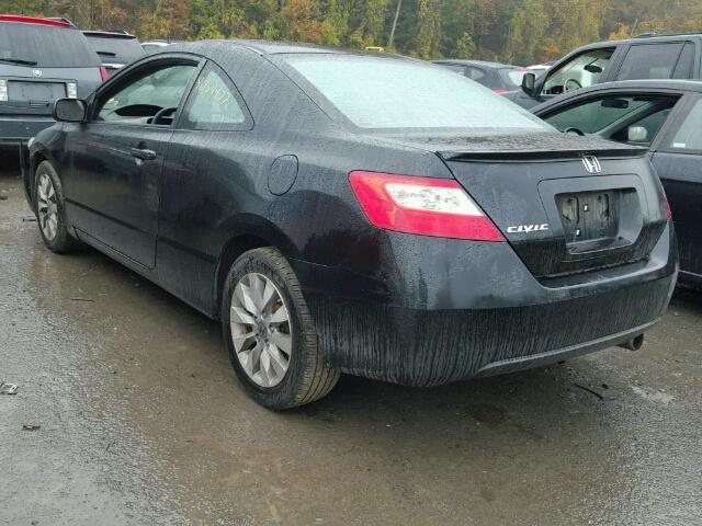 2HGFG1A89BH500657 - 2011 HONDA CIVIC EX BLACK photo 3