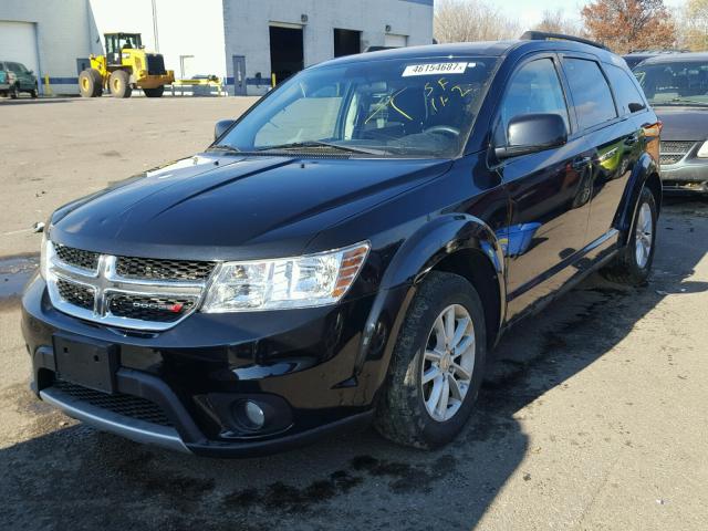 3C4PDDBG9DT571192 - 2013 DODGE JOURNEY BLACK photo 2