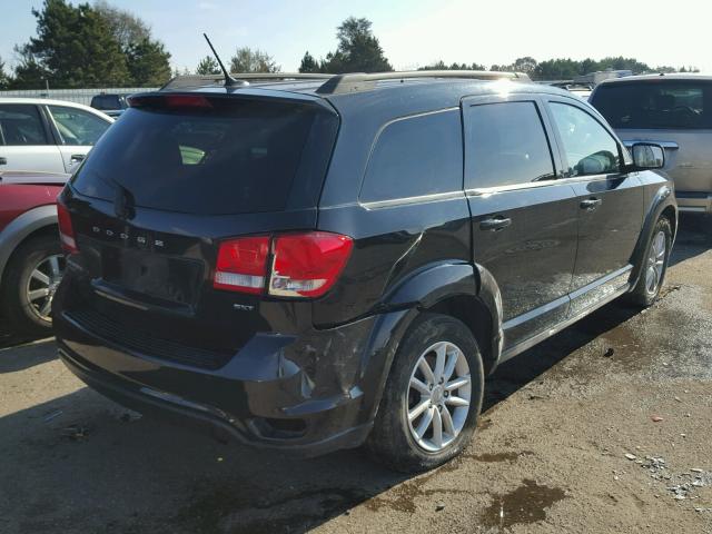 3C4PDDBG9DT571192 - 2013 DODGE JOURNEY BLACK photo 4