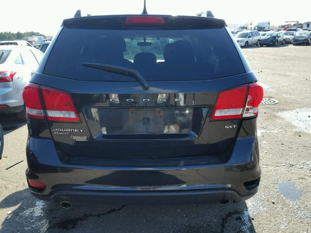 3C4PDDBG9DT571192 - 2013 DODGE JOURNEY BLACK photo 9