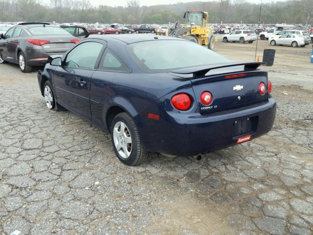 1G1AL18F787261437 - 2008 CHEVROLET COBALT BLUE photo 3