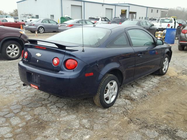 1G1AL18F787261437 - 2008 CHEVROLET COBALT BLUE photo 4