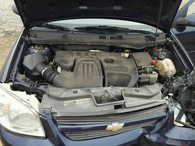 1G1AL18F787261437 - 2008 CHEVROLET COBALT BLUE photo 7