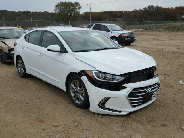 5NPD84LF2HH060202 - 2017 HYUNDAI ELANTRA SE WHITE photo 1