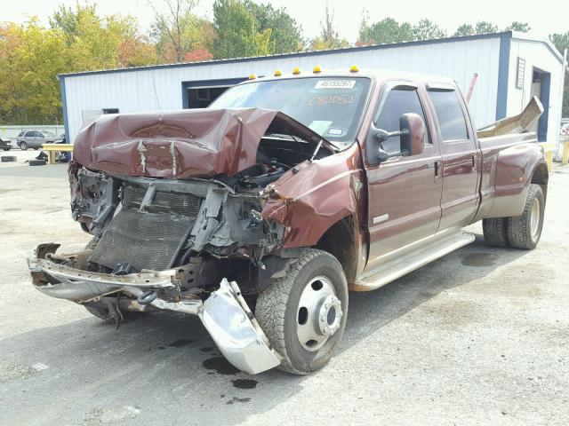 1FTWW33PX6ED82052 - 2006 FORD F350 SUPER MAROON photo 2