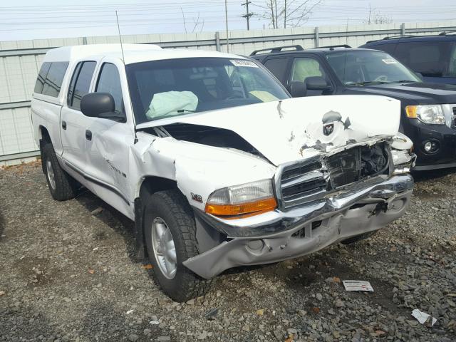 1B7GL2AN4YS742266 - 2000 DODGE DAKOTA QUA WHITE photo 1