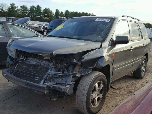 5FNYF18516B029038 - 2006 HONDA PILOT EX GRAY photo 2