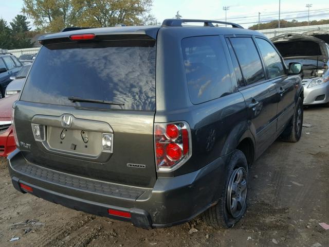 5FNYF18516B029038 - 2006 HONDA PILOT EX GRAY photo 4