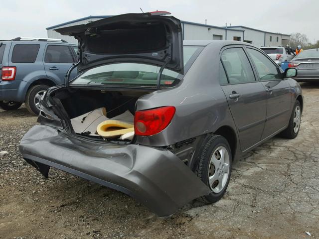 1NXBR32E25Z473595 - 2005 TOYOTA COROLLA GRAY photo 4