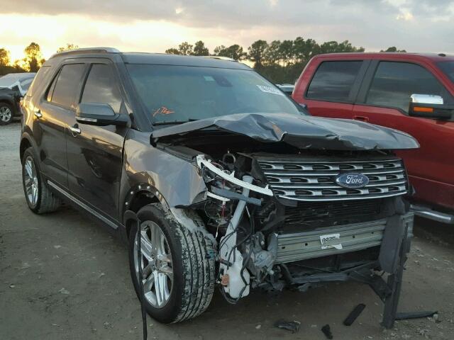 1FM5K7FH9HGA46589 - 2017 FORD EXPLORER L GRAY photo 1