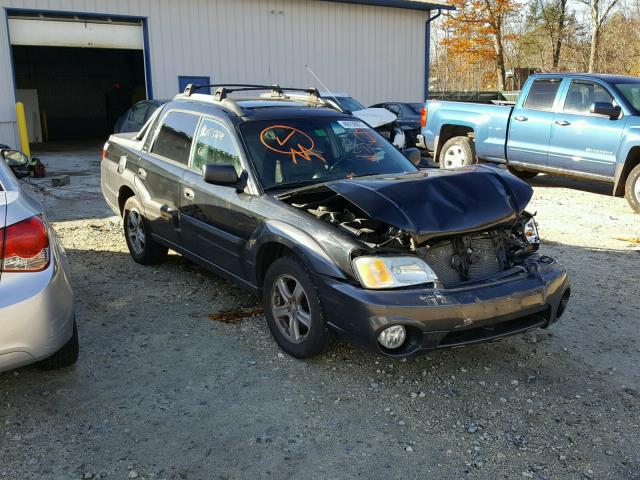 4S4BT62C657108045 - 2005 SUBARU BAJA BLACK photo 1