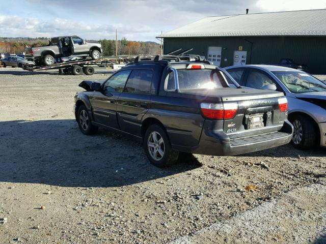 4S4BT62C657108045 - 2005 SUBARU BAJA BLACK photo 3