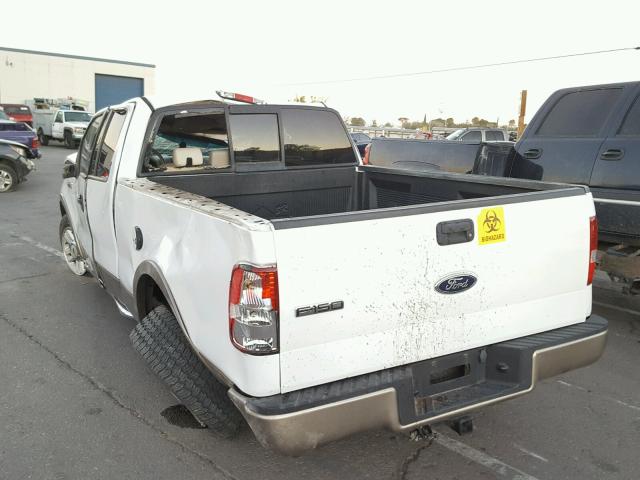 1FTPX12514NC61588 - 2004 FORD F150 WHITE photo 3