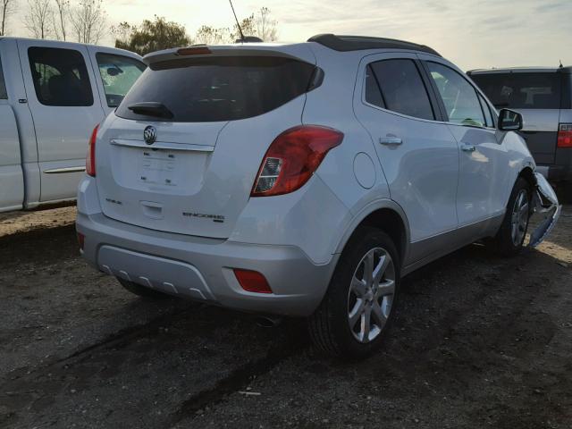 KL4CJGSB0GB729707 - 2016 BUICK ENCORE WHITE photo 4