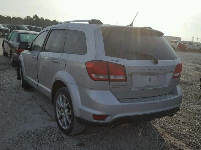 3C4PDDDG0CT152773 - 2012 DODGE JOURNEY CR SILVER photo 3