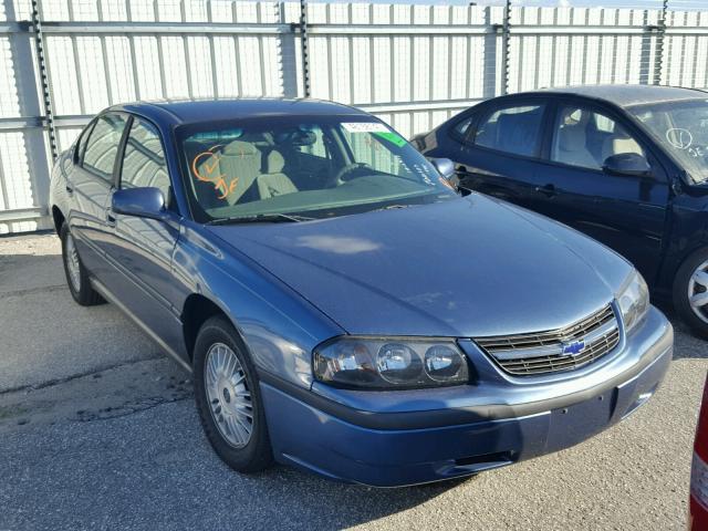 2G1WF52EXY9212882 - 2000 CHEVROLET IMPALA BLUE photo 1