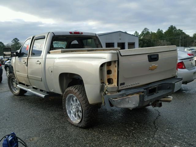 1GCHK23617F521616 - 2007 CHEVROLET SILVERADO TAN photo 3