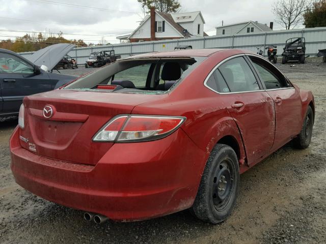 1YVHZ8BH4C5M36314 - 2012 MAZDA 6 I RED photo 4