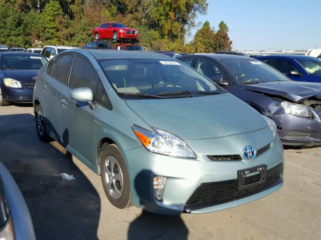 JTDKN3DU3D5650782 - 2013 TOYOTA PRIUS SILVER photo 1