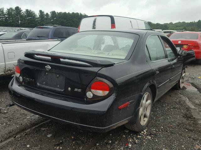 JN1CA31D41T838791 - 2001 NISSAN MAXIMA GXE BLACK photo 4