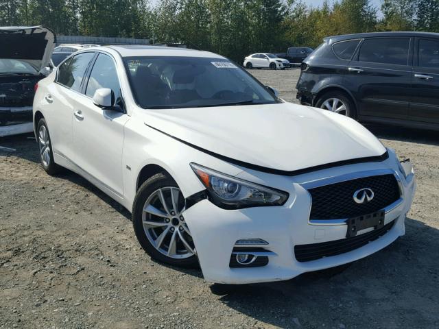 JN1EV7APXHM737158 - 2017 INFINITI Q50 PREMIU WHITE photo 1