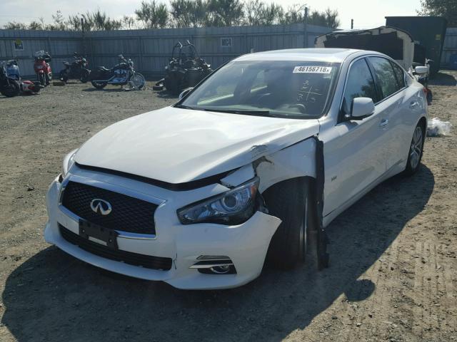 JN1EV7APXHM737158 - 2017 INFINITI Q50 PREMIU WHITE photo 2