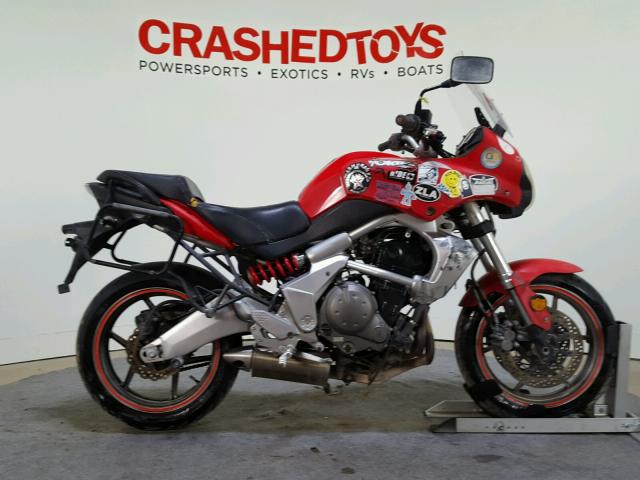 JKALEEA1X8A019156 - 2008 KAWASAKI KLE650 A RED photo 1