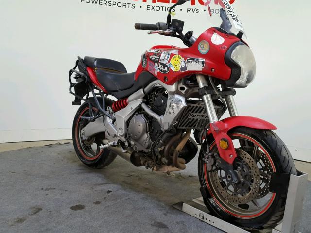 JKALEEA1X8A019156 - 2008 KAWASAKI KLE650 A RED photo 2