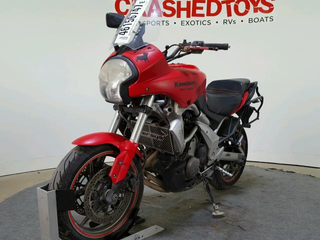 JKALEEA1X8A019156 - 2008 KAWASAKI KLE650 A RED photo 4