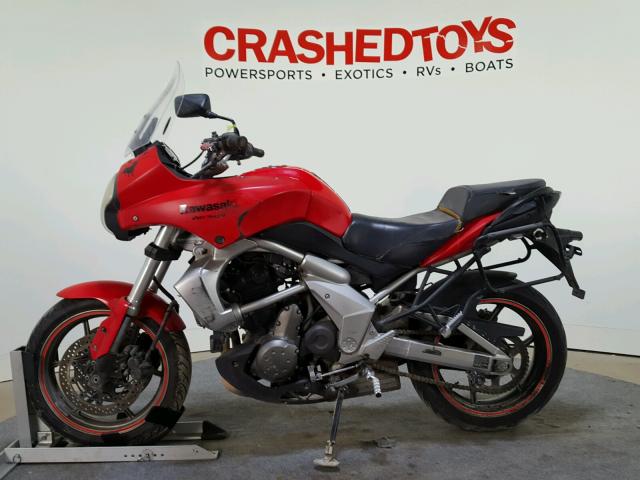 JKALEEA1X8A019156 - 2008 KAWASAKI KLE650 A RED photo 5