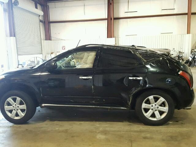 JN8AZ08T27W510872 - 2007 NISSAN MURANO SL BLACK photo 9