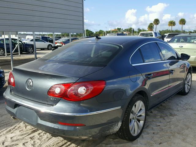 WVWMN7AN3BE729752 - 2011 VOLKSWAGEN CC SPORT GRAY photo 4