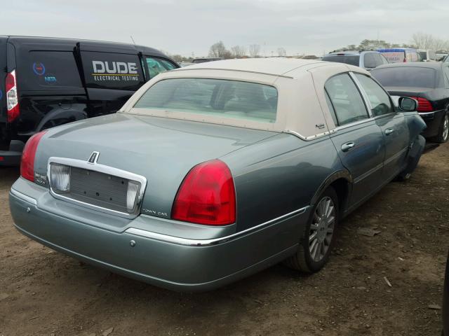 1LNHM82W45Y611550 - 2005 LINCOLN TOWN CAR S GREEN photo 4