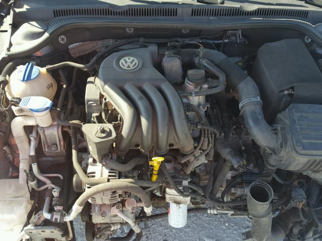 3VW2K7AJ9DM444478 - 2013 VOLKSWAGEN JETTA BASE GRAY photo 7