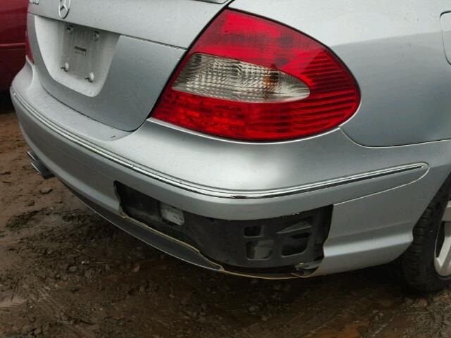 WDBTK72F77T084181 - 2007 MERCEDES-BENZ CLK 550 SILVER photo 9