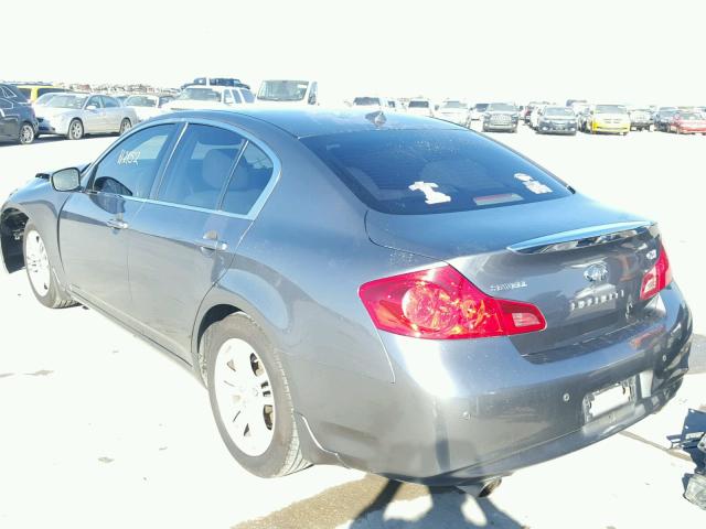 JN1CV6AP2BM510006 - 2011 INFINITI G37 BASE SILVER photo 3