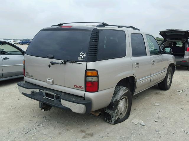 1GKEC13V56R104776 - 2006 GMC YUKON GRAY photo 4