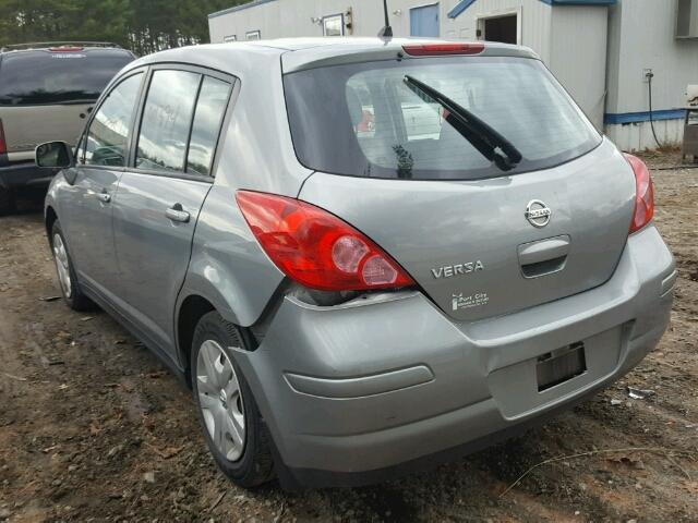 3N1BC1CP4AL467816 - 2010 NISSAN VERSA S GRAY photo 3